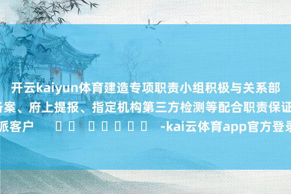 开云kaiyun体育建造专项职责小组　　积极与关系部门相似配合　　高效完成海关备案、府上提报、指定机构第三方检测等配合职责　　保证居品高质地依期委派客户      		  					  -kai云体育app官方登录入口(中国)官方网站 IOS/安卓通用版/手机版